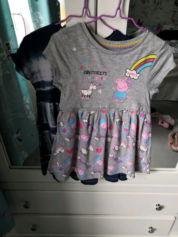 peppa pig smocked dress